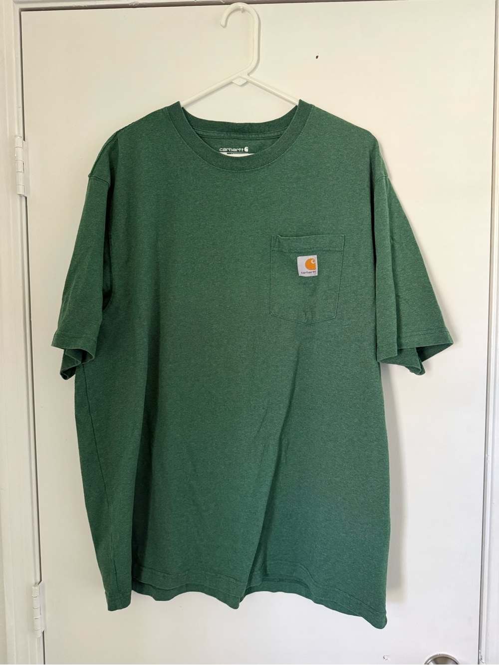 Carhartt Short-Sleeve Pocket Tee in Forest Green